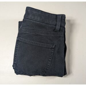 Uniqlo Jeans Womens Size 24x 26 Black Tapered Skinny High Rise Ultra Stretch